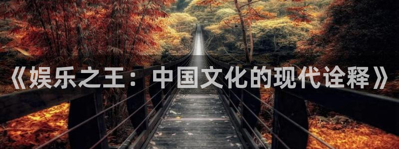 门徒娱乐注册：《娱乐之王：中国文化的现代诠释》